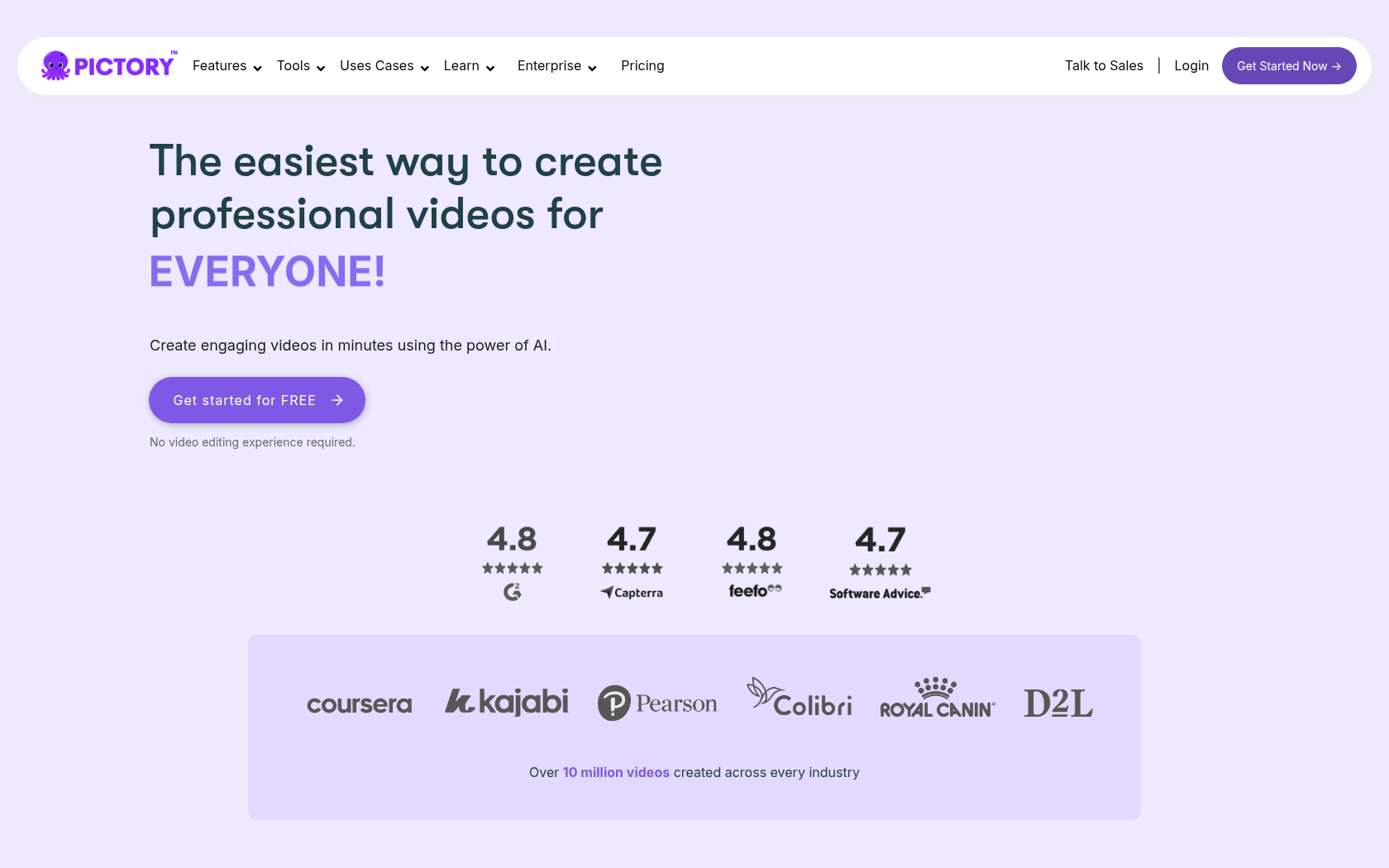 Pictory.AI 이미지