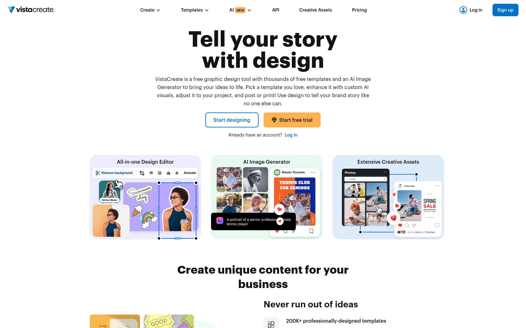 VistaCreate 이미지