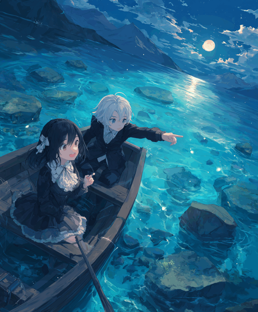 Maritime Moonlit Encounter