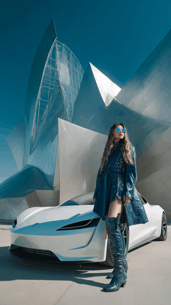 Contemporary Noir Fashion and Architecture