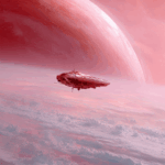 Crimson Spaceship and The Thermal Spectrum Planet