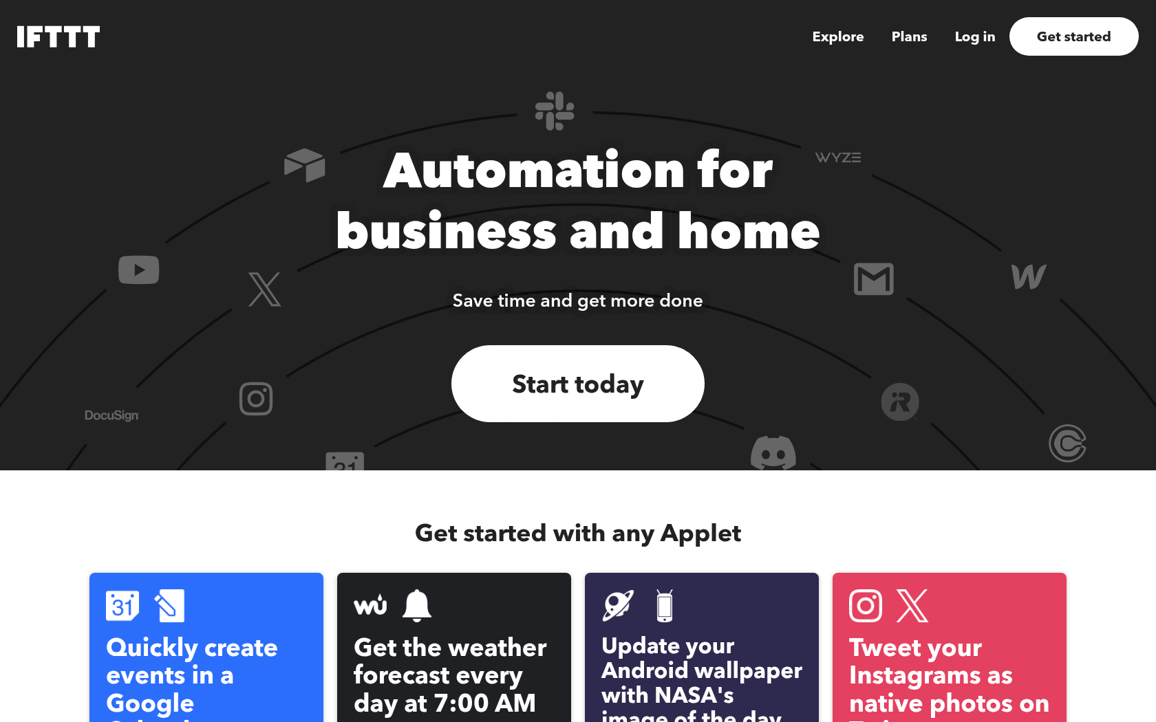 IFTTT 画像
