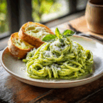 Plated Pesto Pasta Brilliance