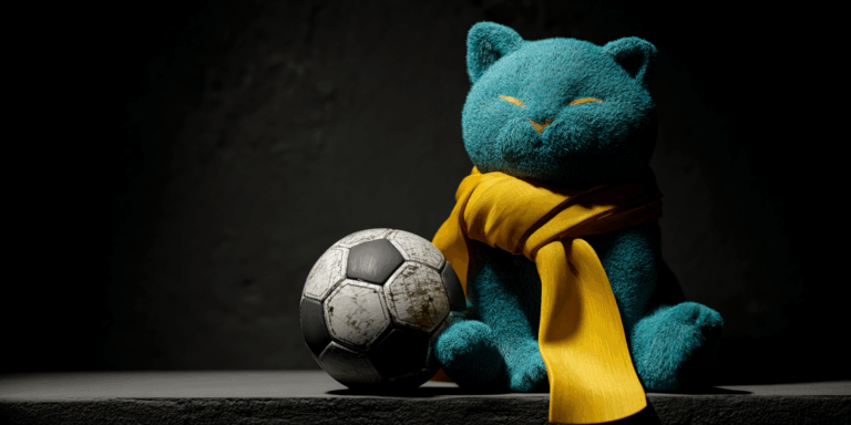 Whimsical Feline Scene