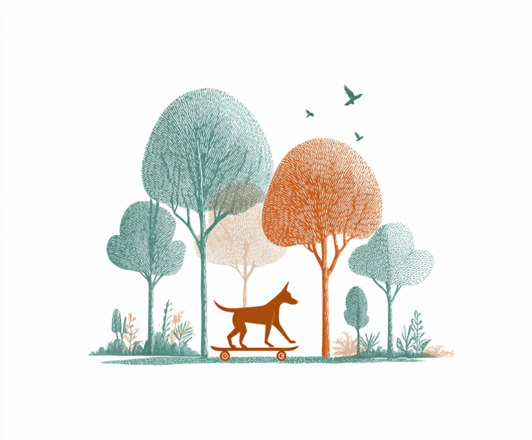 Color Coordinated Minimalist Illustration