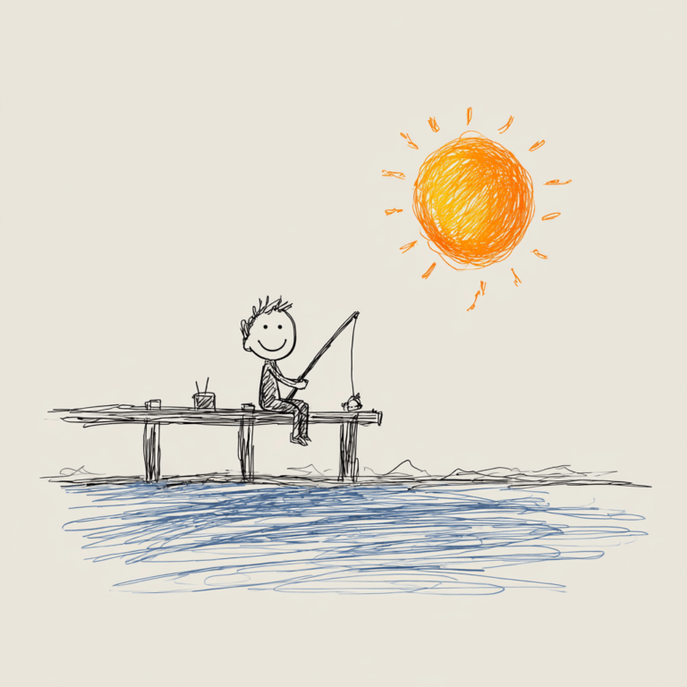 Simplified Sunrise Sketch