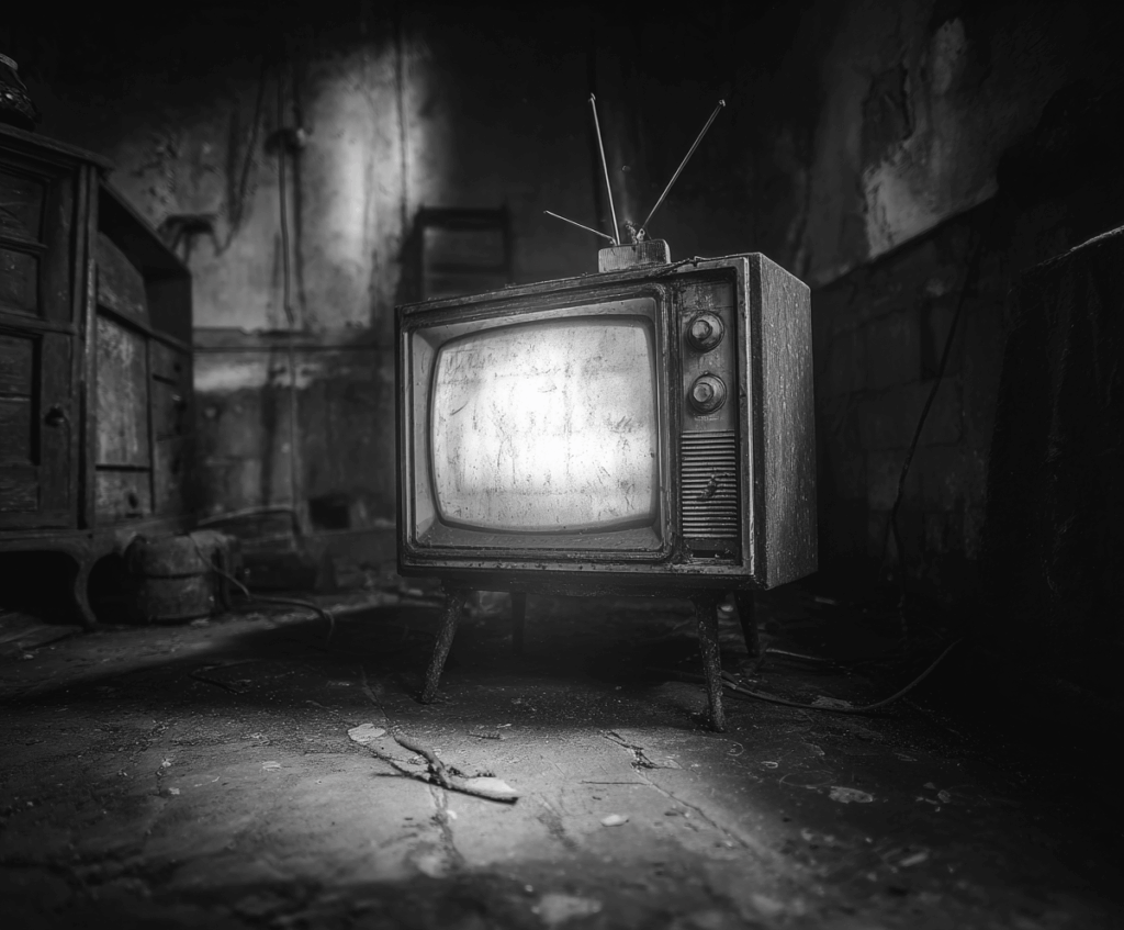 放棄されたテレビ