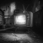 放棄されたテレビ