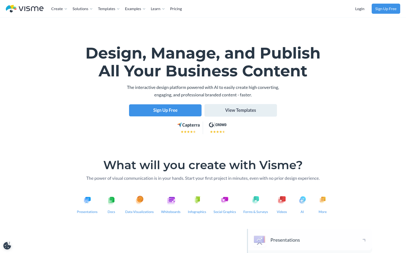 Visme 이미지