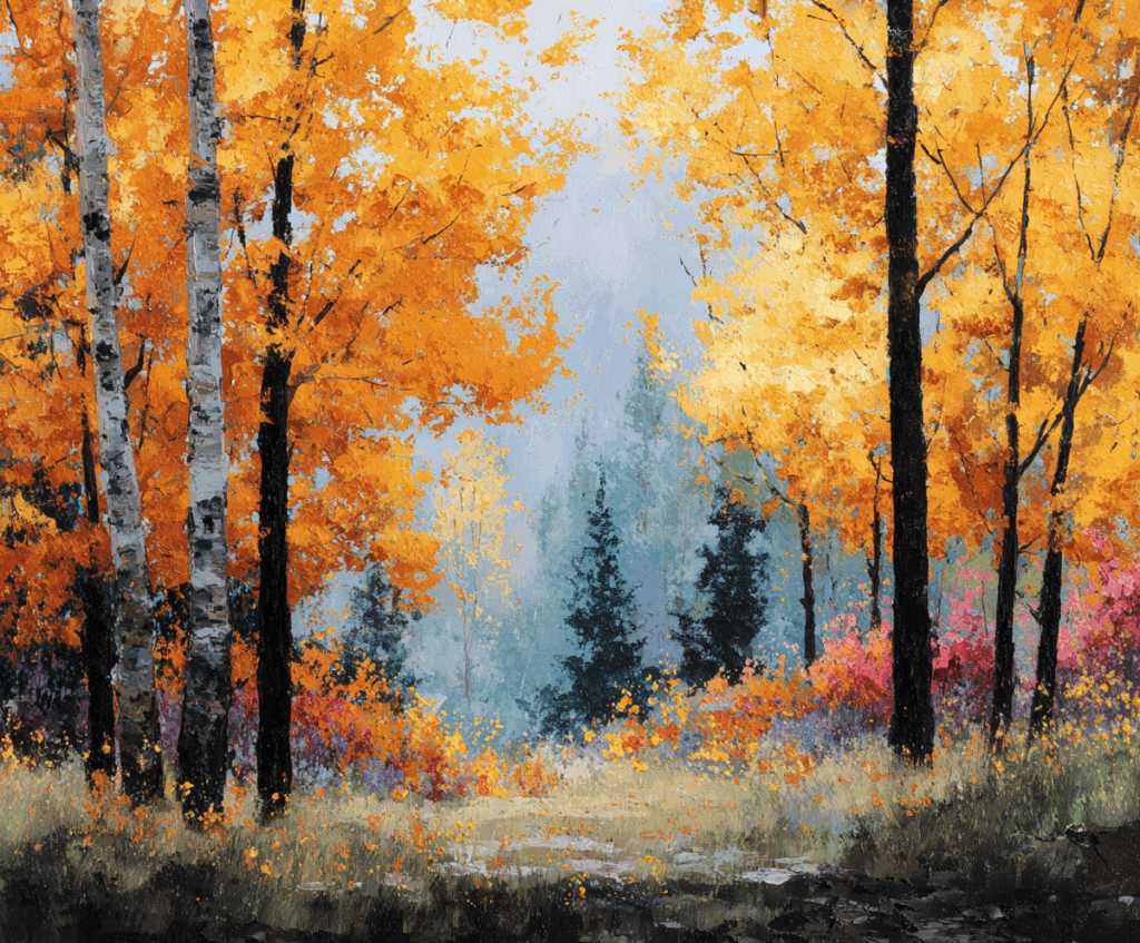 A Mystical Forest in Autumn