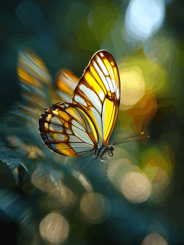 Mystical journey of a butterfly