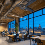 Brainstorming in an Open Space Office