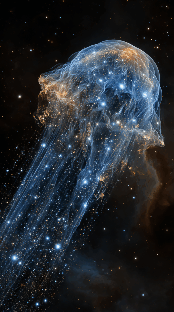 The Luminous Nebula Falls