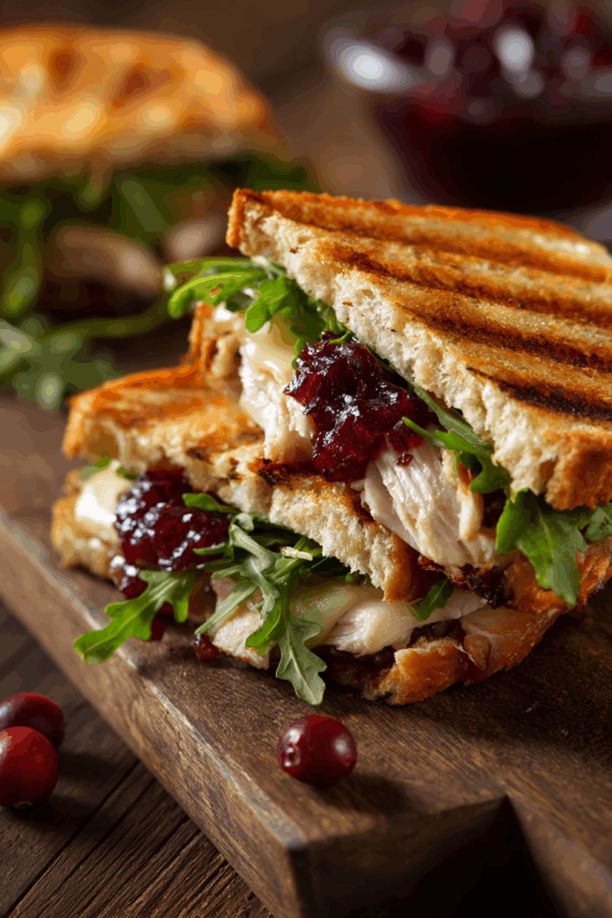 An artisanal panini creation