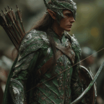 Elven Archer in the Heart of the Forest