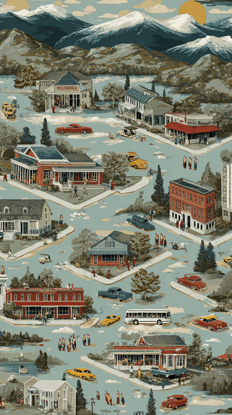 Mid-Century Collegiate Hamlet Design